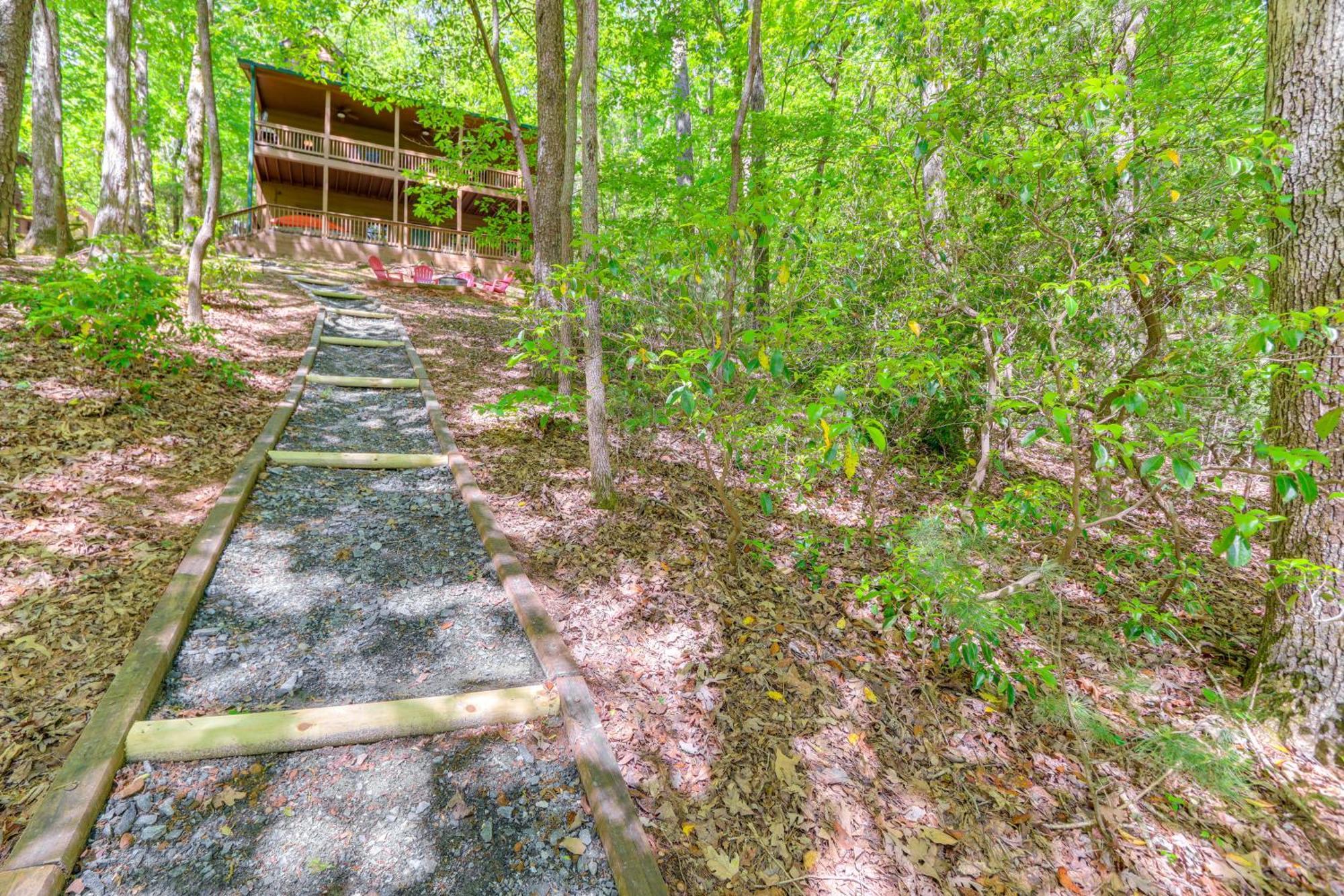 Lakeside Cabin Game Room, Dock, Orchard, Wineries Ellijay Exterior photo